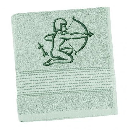 Froté osuška proužek s výšivkou znamení zvěrokruhu