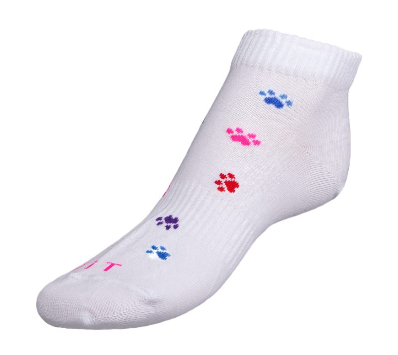 Produkt Ponožky nízké Tlapky barevné Obrázek