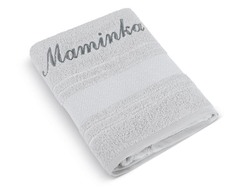 Produkt Froté ručník mozaika se jménem MAMINKA Obrázek