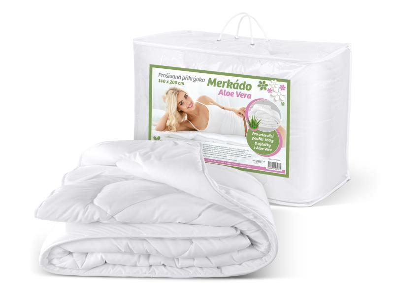 Produkt Přikrývka Merkado Aloe Vera celoroční, 140x200, 850g Obrázek
