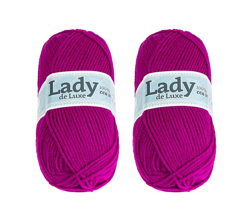 SET 2ks - Příze LADY DE LUXE
