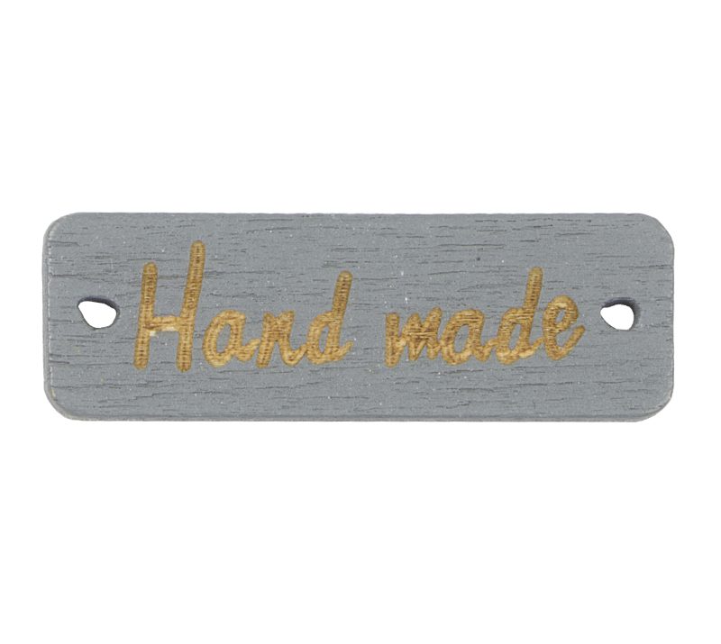 Nášivka Hand Made dřevěná