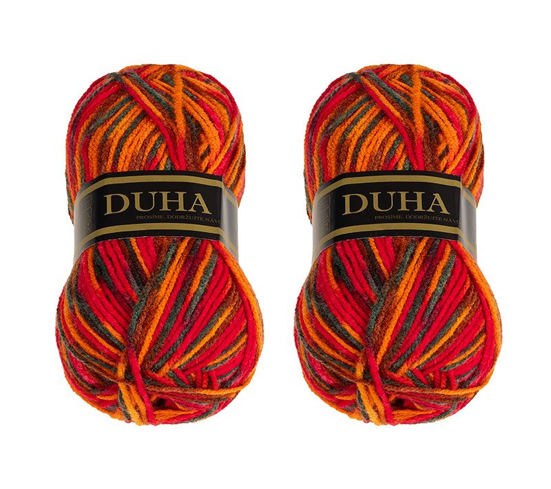 SET 2ks - Příze DUHA