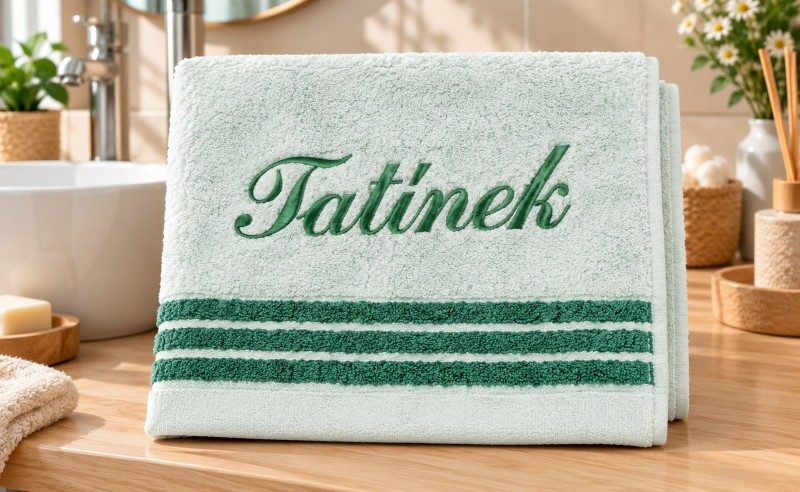 Froté ručník kolekce Léga s výšivkou Tatínek