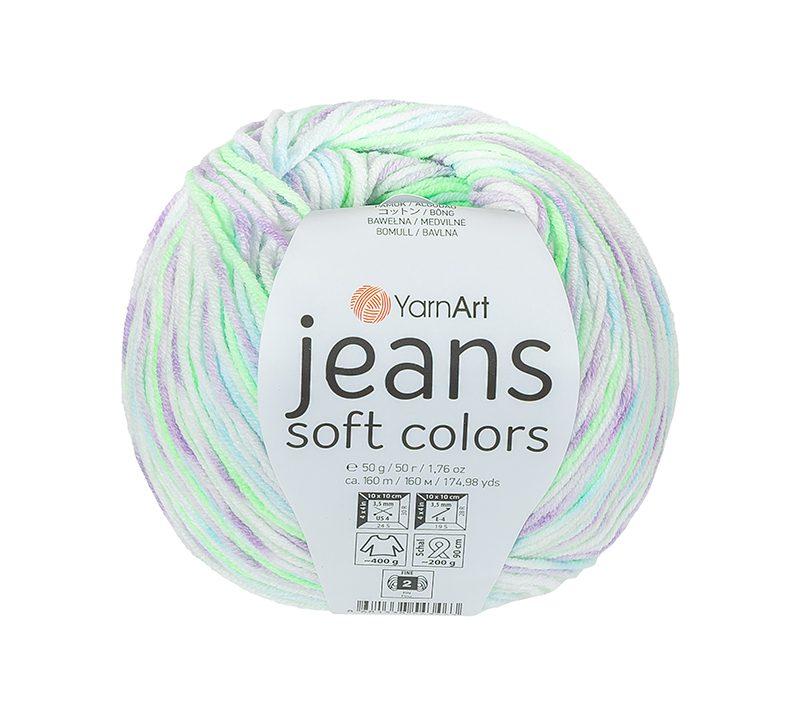 Příze JEANS Soft Colors