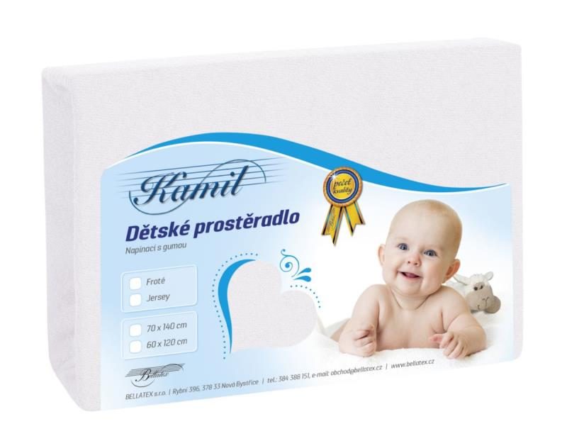 Dětské FROTÉ prostěradlo