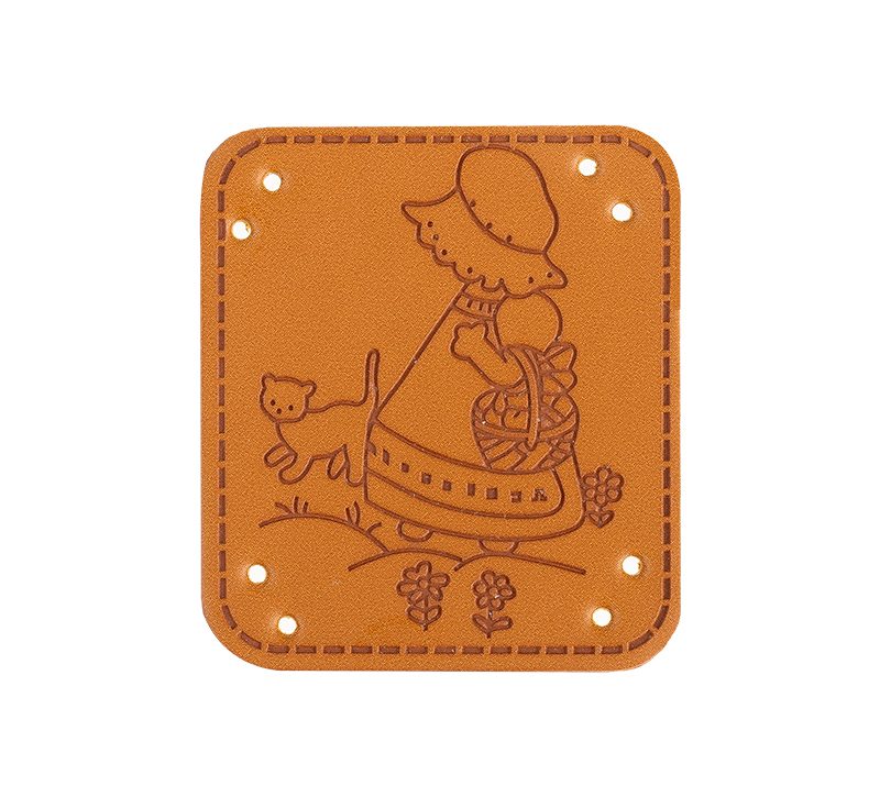 Nášivka Hand Made holčička - sada 4ks