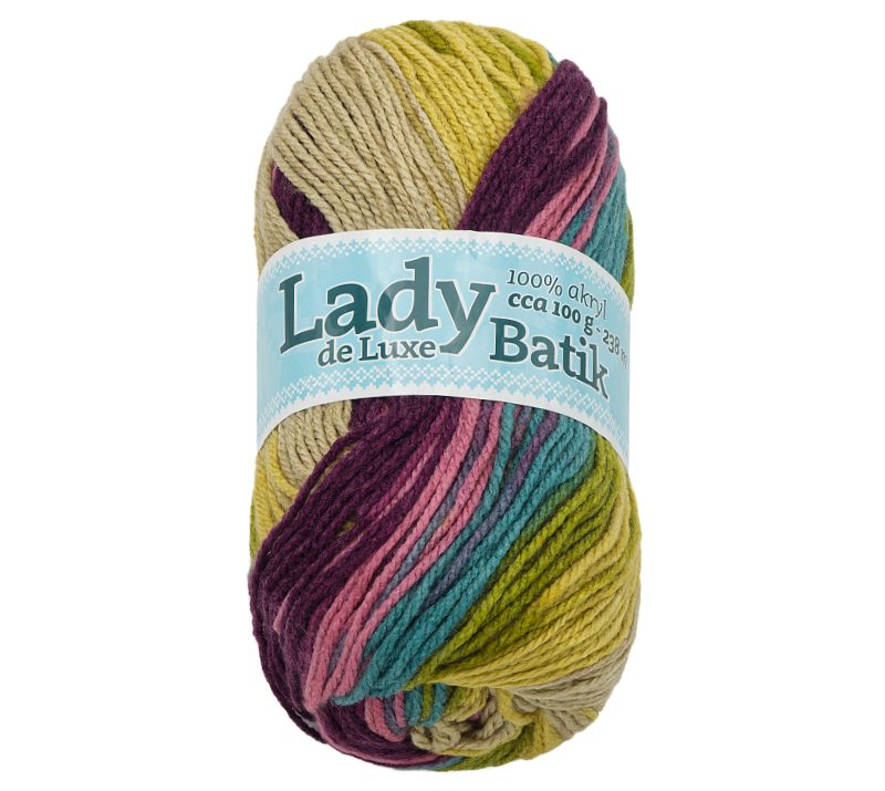 Příze LADY de Luxe BATIK