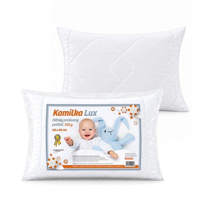 Polštář dětský s proševem Kamilka LUX