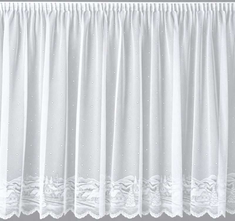 Záclona kusová draperie (kafe díry)