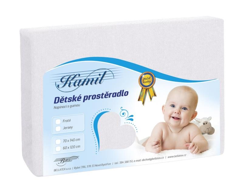 Dětské JERSEY prostěradlo