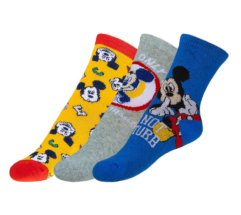 Ponožky dětské Mickey - sada 3 páry