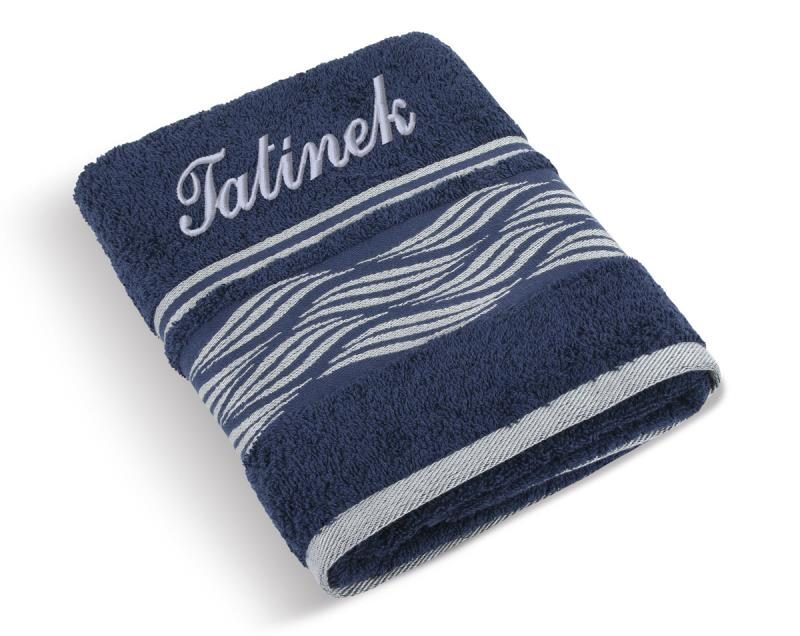 Froté ručník Vlnka se jménem TATÍNEK