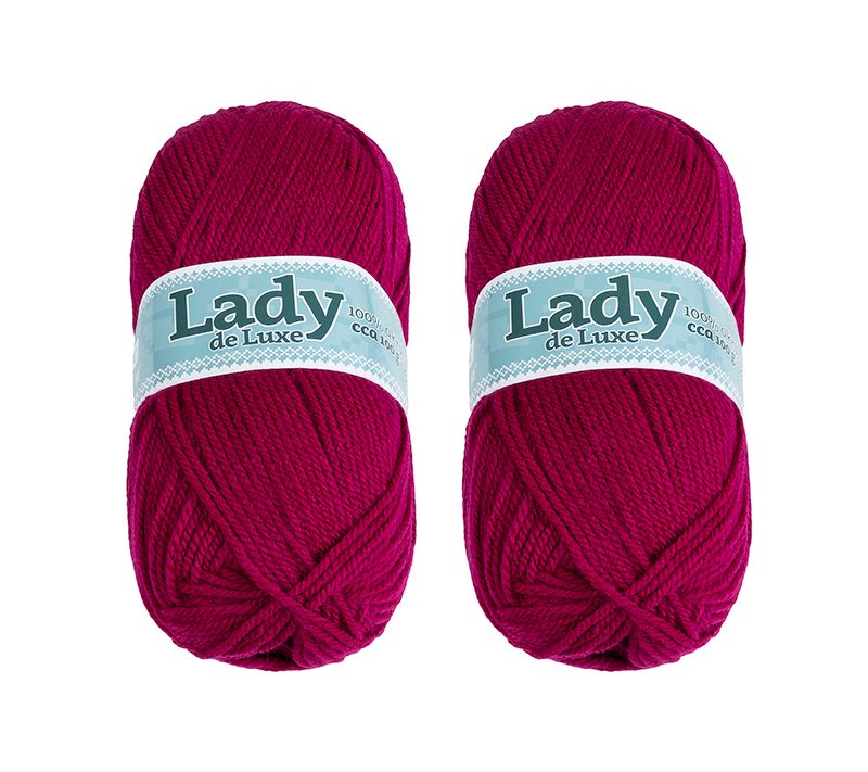 SET 2ks - Příze LADY DE LUXE