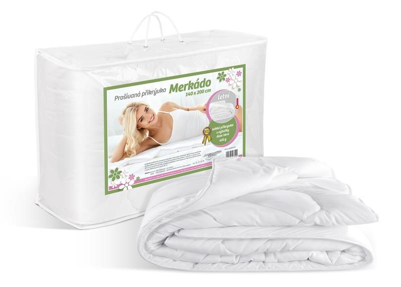 Přikrývka Merkado Aloe Vera letní, 140x200, 450g