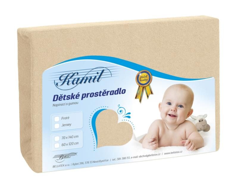 Dětské FROTÉ prostěradlo