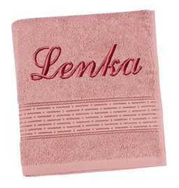 Froté osuška proužek s výšivkou jména