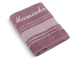 Froté ručník mozaika se jménem MAMINKA