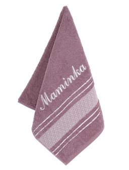 Froté ručník mozaika se jménem MAMINKA