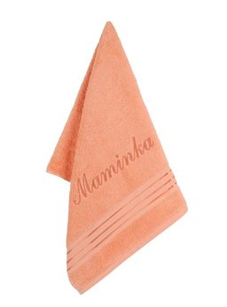 Froté ručník kolekce Linie s výšivkou Maminka