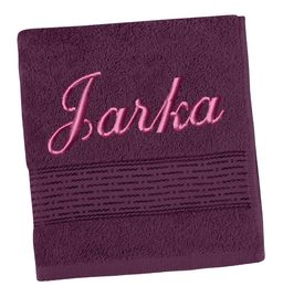 Froté osuška proužek s výšivkou jména