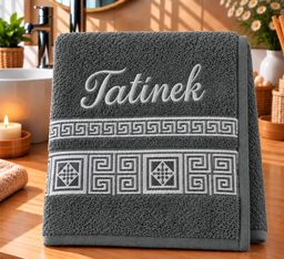 Froté ručník řecká kolekce se jménem TATÍNEK
