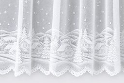 Záclona kusová draperie (kafe díry)