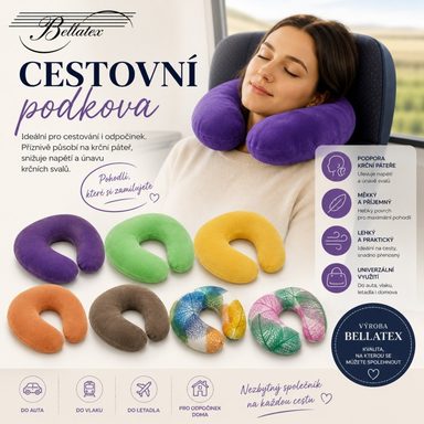 Polštářek cestovní podkova
