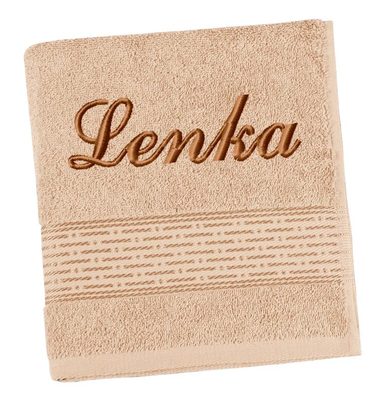 Froté osuška proužek s výšivkou jména