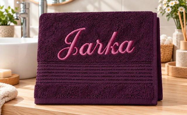 Produkt Froté ručník proužek s výšivkou jména Obrázek