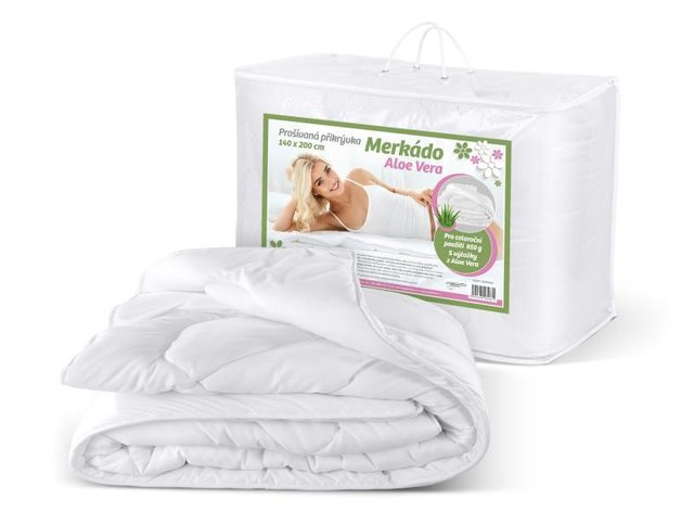 Produkt Přikrývka Merkado Aloe Vera celoroční, 140x200, 850g Obrázek